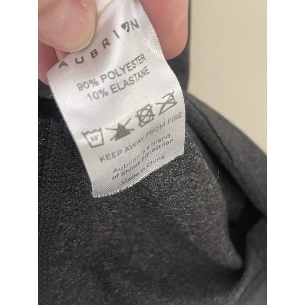 Aubrion Women's Small Charcoal Gray Cap Sleeve Tech Tshirt Outdoors Workout EUC - Picture 4 of 8